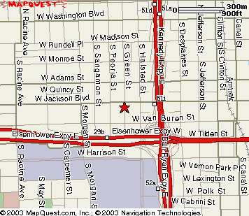 Map of CAN TV Studios